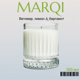 Арома свеча "ST-01" Ветивер, лимон, бергамот